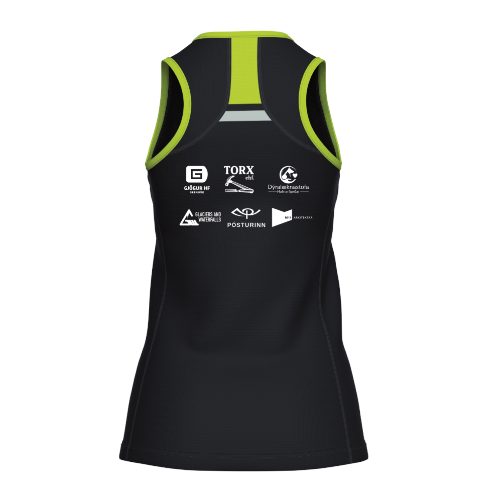 Klifurfélag Reykjavíkur - Regis W - Kvennasnið - Svartur/Neon Grænn